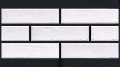 Фасадная термопанель с клинкерной плиткой КерамТерм Cerrad Фоджи Бьянко 100 Neopor EPS 120