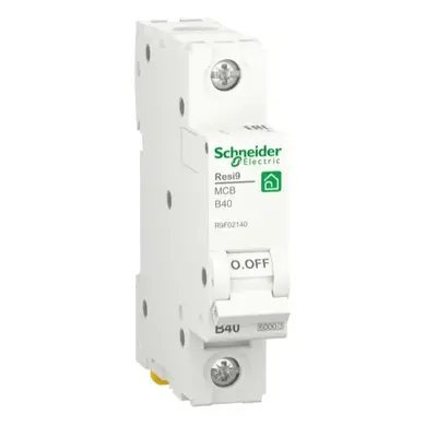Автоматический выключатель Schneider Electric 1-п. RESI9 40A В (6kA) (C2)