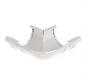 Кут зовнішній Galeco PVC система 130/80 90° RAL 9010 Білий