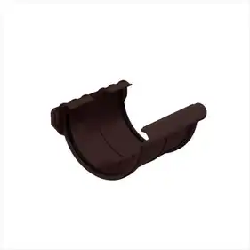 Муфта ринви Galeco PVC система 110/80 RAL 8019 Темно-коричневий