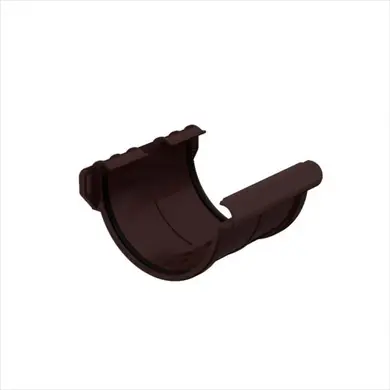 Муфта ринви Galeco PVC система 110/80 RAL 8019 Темно-коричневий