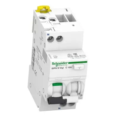 Диференційний вимикач Schneider Electric DPN N ViGi 1p+N 16A С 30mA (C3) 