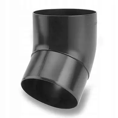 Колено Galeco PVC система 150/100 45° RAL 7015 Графитовый