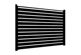 Ограждение Tile Контур 18 см, полиэстер U.S.Steel 0,45мм RAL 9005 Черный