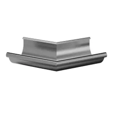 Кут зовнішній 135⁰ Galeco LUXOCYNK система 150/120 RAL 9023 Срібний натуральний