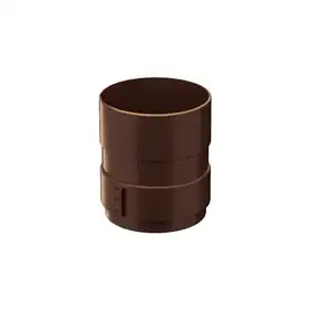 Муфта труби Galeco PVC система 130/80 RAL 8017 Шоколадно-коричневий