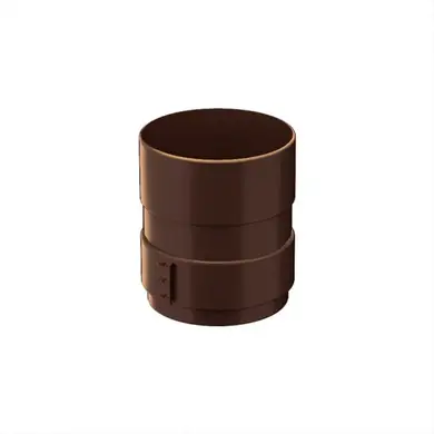 Муфта труби Galeco PVC система 130/80 RAL 8017 Шоколадно-коричневий