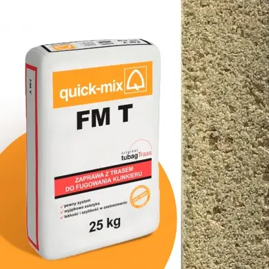 Цветной заполнитель швов Quick Mix FM T белый, 25 кг