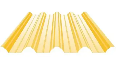 Профнастил GOOD ROOF ПН-57 Поліестер Малайзія/В'єтнам/Індія/Корея, 0,43-0,45 мм RAL 1003 Жовтий