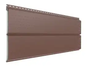 Фасадная панель Tile "Перфорация" полиэстер U.S.Steel 0,50м RAL 8017 Коричневый