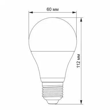 LED лампа Videx A60h 8.8W E27 4100K (VL-A60h-88274)