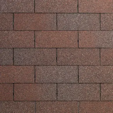 Битумная черепица IKO Superglass 3T с тенью 54 Aged Redwood