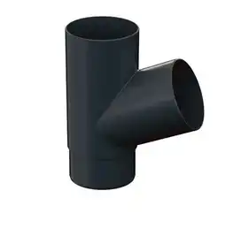 Тройник Galeco PVC система 150/100 67° RAL 7015 Графитовый
