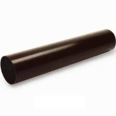 Труба Galeco PVC система 90/50, 3 м.п. RAL 8019 Темно-коричневый