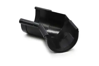 Кут ринви внутрішній RainWay система 90/75, 135° RAL 9005 Чорний