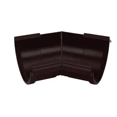 Угол внутренний Galeco PVC система 150/100 135° RAL 8019 Темно-коричневый