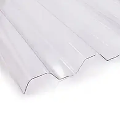 Профільований полікарбонат TOPLIGHT T 76/18 0,65 мм прозорий 1040 х 2000 мм