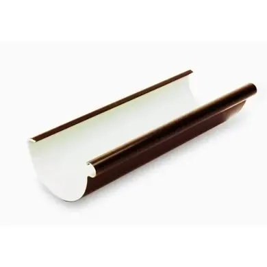 Ринва Galeco PVC система 130/80, 4 м.п. RAL 8019 Темно-коричневий