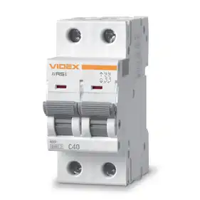 Автоматичний вимикач Videx Resist RS6 2Р 40А С 6кА