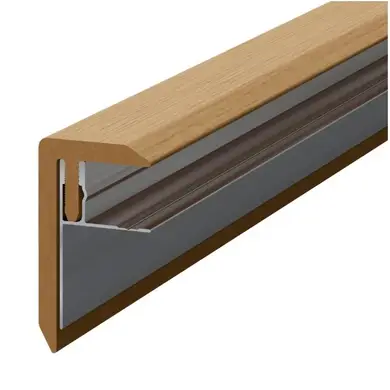 F-профіль Legro Ultra Naturale (WPC + алюм.) Maple 70х40х2500 mm