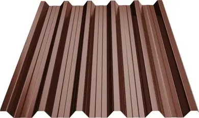 Профнастил GOOD ROOF ПН-44 Поліестер Україна Zn100, 0,43-0,45 мм RAL 8017 Світло-коричневий