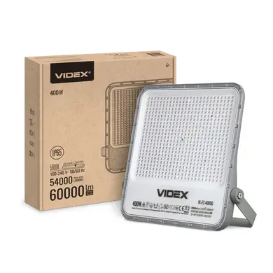 LED прожектор PREMIUM Videx F2 400W 5000K 220V (VL-F2-4005G)