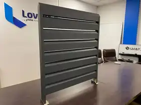Панель огородження LVKS DUOS Словаччина U.S.Steel 0,45 PEMA RAL 7016
