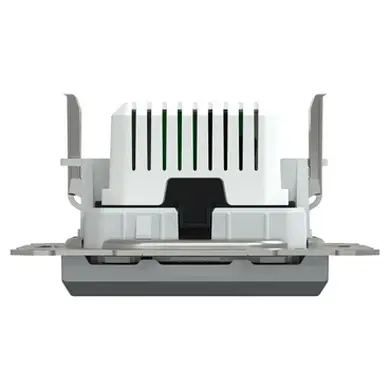 Розетка Schneider Electric 2-я USB внутр. А+С, 21Вт "ASFORA"  сталь 