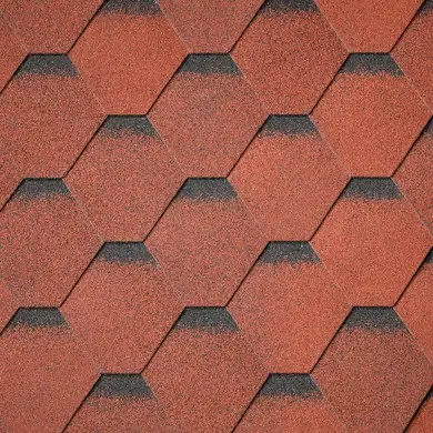 Битумная черепица IKO ArmourShield Plus 20 Tile Red Ultra