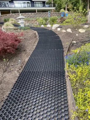 Модуль геопокриття пластиковий Vodaland HexPave чорний