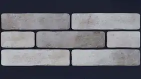 Фасадная термопанель с клинкерной плиткой КерамТерм Golden Tile Фіно бежевый, 6 мм 80 ПСБС