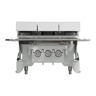 Выключатель Schneider Electric 3-кл. внутр. "ASFORA алюминий (C2) 