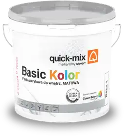 Краска интерьерная акриловая Quick Mix Basic Kolor 10 л, матовая, цветная