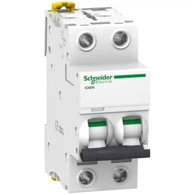 Автоматический выключатель Schneider Electric 2-п. IC60N 2А С (6кА) (C2)