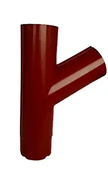 Трійник NOVATIK RONDA (125/87 мм) RAL 3011 Червоно-коричневий