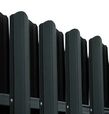 Ламель штакета Дах-сервис Матполиэстер двухстор. Metipol/Polysteel 0,43мм RAL 7016 Графит