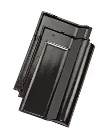Керамическая черепица Jacobi/Walther J13 авангард глазурь вулканически черный