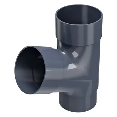 Трійник Regenau 67,5° система 125/100 RAL 7024 Графітовий