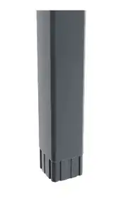 Труба водостічна 3 м Flamingo IQ система 135/80 RAL 7016 Антрацит