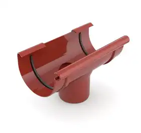 Лійка BRYZA система 125/90 Червоний RAL 3011 (62-043)