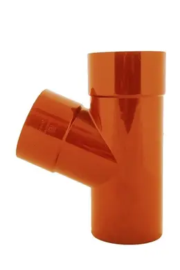 Тройник произвольный PROFIL система 130/100 RAL 8004 Кирпичный