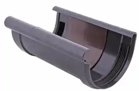 З'єднувач ринви з вкладкою PROFIL система 130/100 RAL 7024 Графіт
