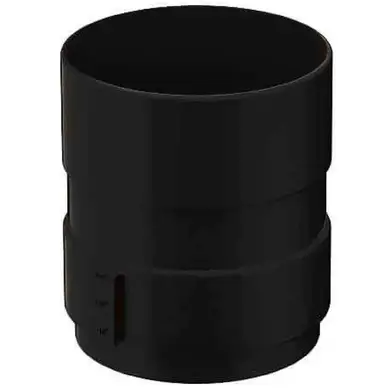 Муфта труби Galeco PVC  система 90/50 RAL 9005 Чорний