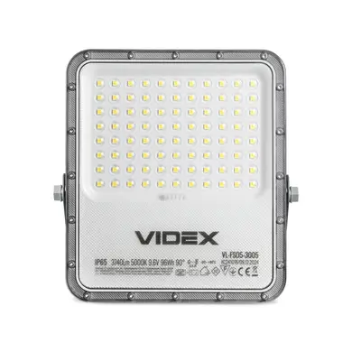 LED прожектор автономный Videx 3740Lm 5000K (VL-FSO5-3005)
