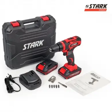 Дриль-шурупокрут ударний акумуляторний STARK CD-20-2 Li-Ion 20В
