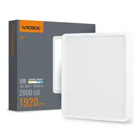 LED світильник Videx накладний квадрат 24W 5000K White (VL-DLSS-245)