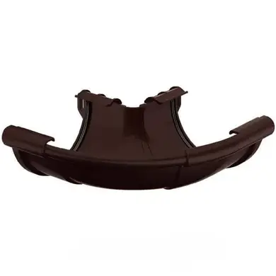 Угол желоба внешний Galeco PVC система 110/80 135° RAL 8019 Темно-коричневый