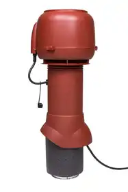 Вентилятор VILPE Е 120 Р 125/500 червоний