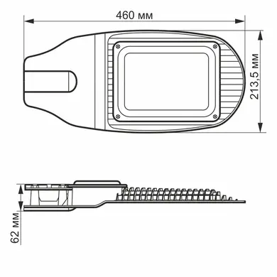 LED уличный фонарь VIDEX 50W Videx 50 W 5000K Серый (VL-SL06-505)