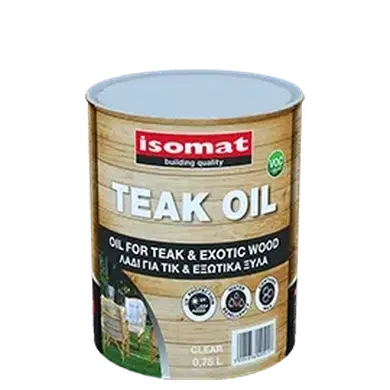Захисна олія для деревини Isomat TEAK-OIL 0,75 л, прозорий